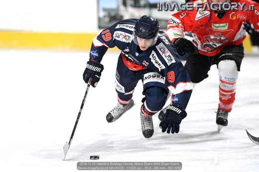 2019-11-16 Valpellice Bulldogs-Hockey Milano Bears 4445 Bryan Suevo